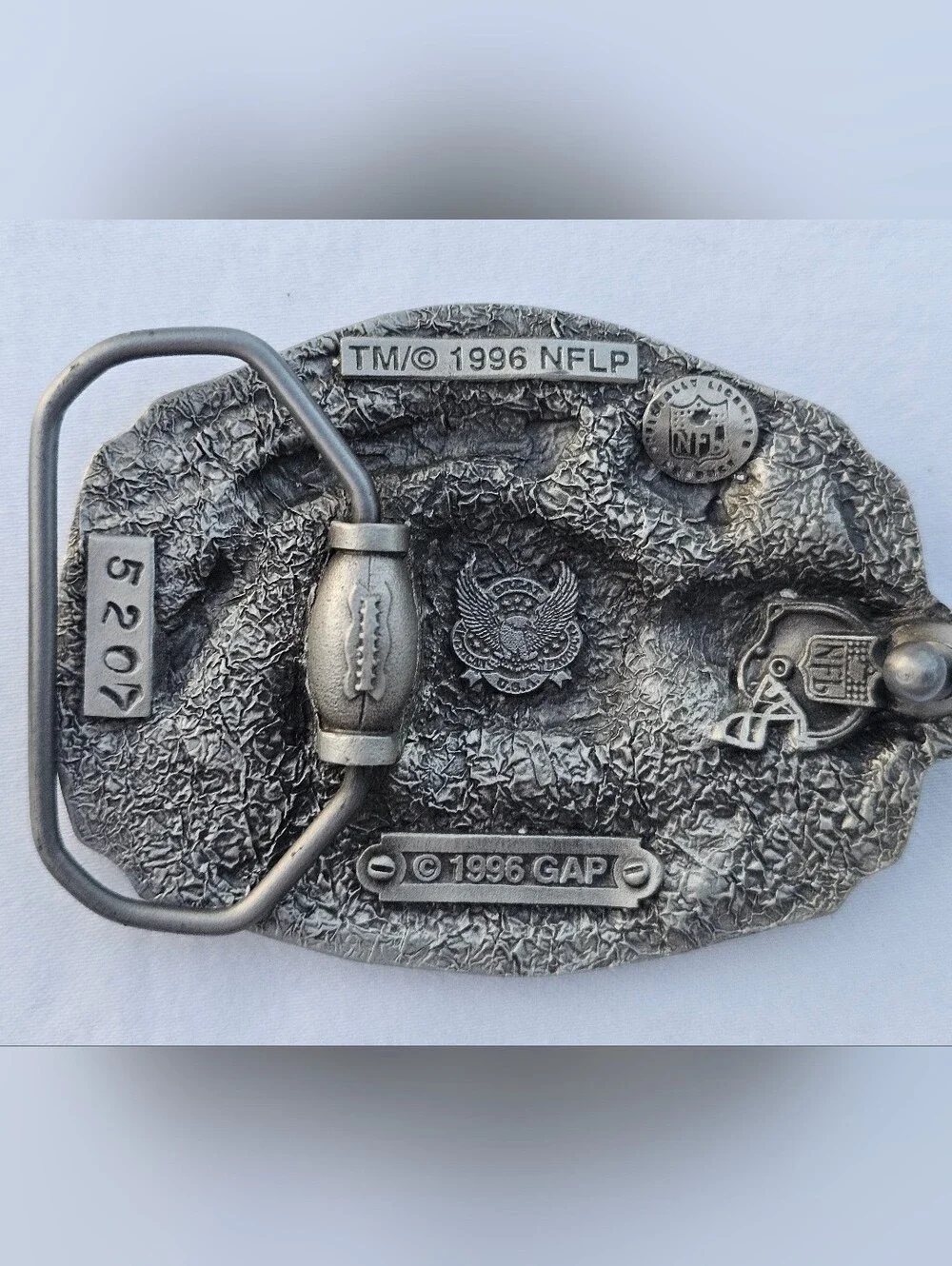 Vintage 1996 Siskiyou San Francisco 49ers Team of the Decade NFL Belt Buckle